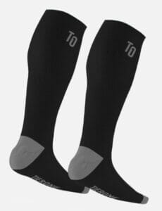 Compression Sock Black and Gray